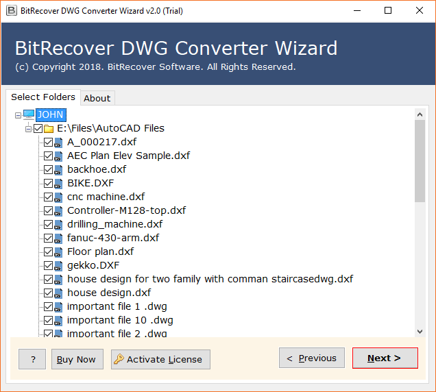 BitRecover DWG Converter Wizard 2.5 DWG格式转换器 下载(含安装视频教程)