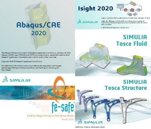 DS SIMULIA Suite 2020 (Abaqus/Isight/Fe-safe/Tosca) Linux破解版下载