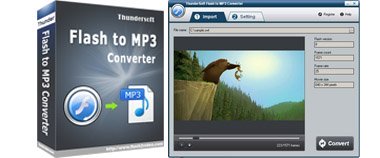 ThunderSoft Flash to MP3 Converter 3.6.0（FLASH转MP3工具）破解版下载