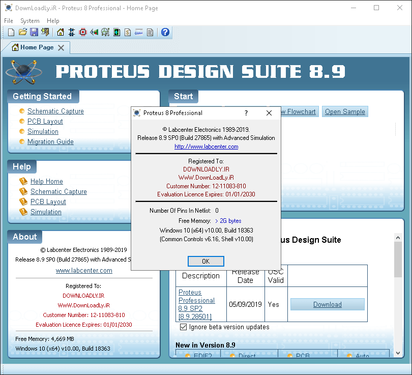 Proteus-screenshot
