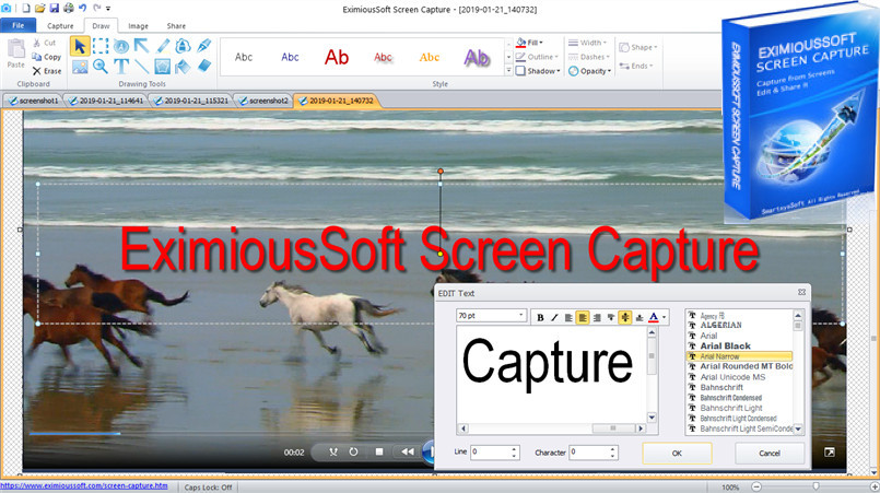 录屏工具EximiousSoft Screen Capture 2.20破解版下载