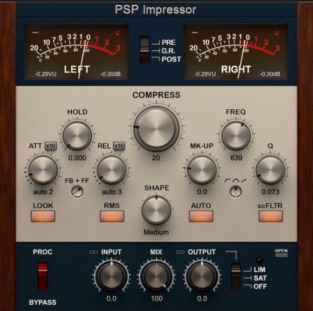 音频PSPaudioware PSP Impressor 1.0.0 x64破解版下载