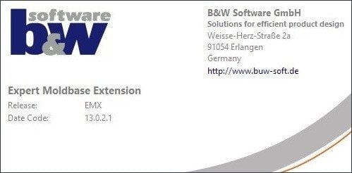 BUW EMX (Expert Moldbase Extentions) 13.0.3.4 x64 for Creo 7.0破解版下载