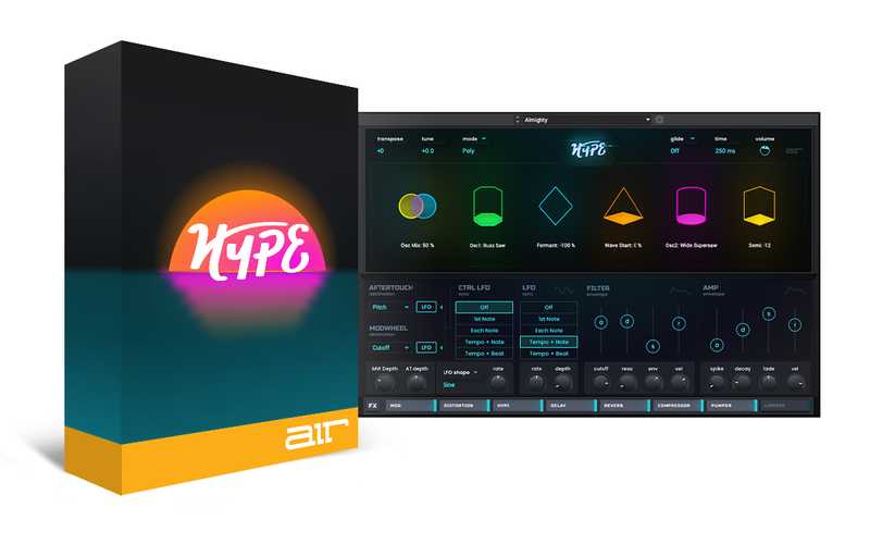 音乐插件AIR Music Technology Hype v1.0.1-R2R破解版下载