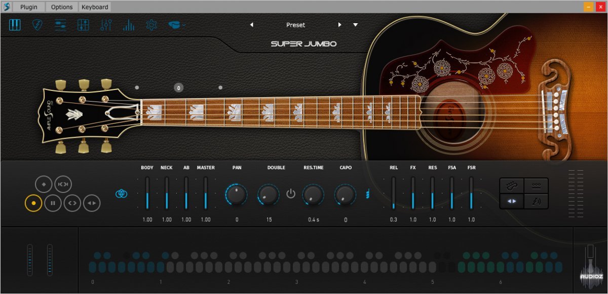 Ample Sound Ample Guitar Super Jumbo v3.5.0 WINOSX破解版下载