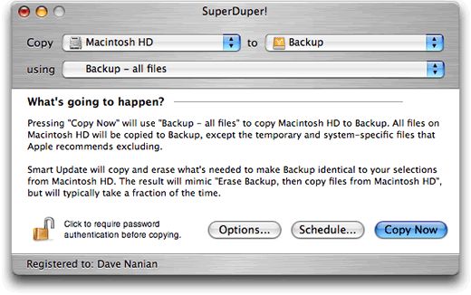 SuperDuper! 3.8 MacOSX