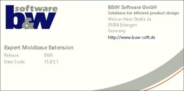 BUW EMX (Expert Moldbase Extentions) 16.0.2.1 for Creo 10.0.2+