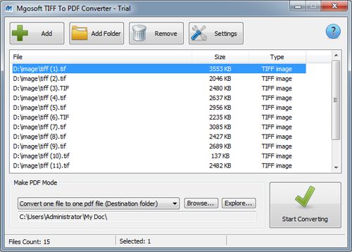 Mgosoft TIFF To PDF Converter 12.2.5下载(含安装视频教程)