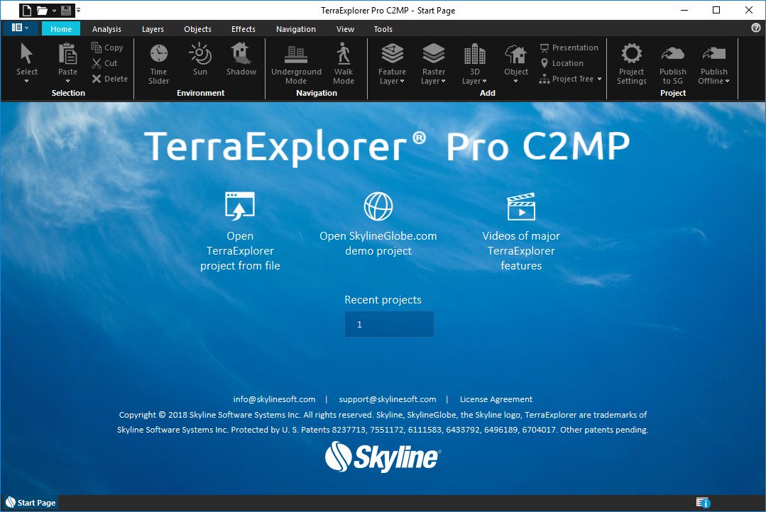 Skyline TerraExplorer Pro 7.2.1.4020下载(含安装视频教程)